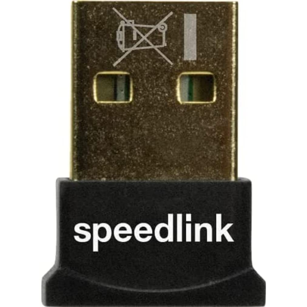 Speedlink VIAS Nano USB Bluetooth 5.0 Adapter - up to 3Mbit/s wireless data exchange, black