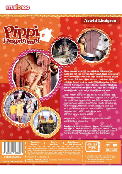 PIPPI LANGSTRUMPF-TV-SERIEN KOMPLETTBOX