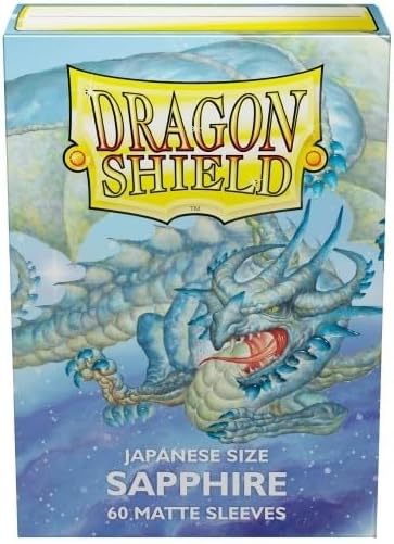 Dragon Shield Matte Japanese Size - Sapphire (60)