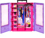 Barbie Fashionistas Ultimate Closet Accessory, Translucent Doors, Storage Spaces, Fold-out Rack, 6 Hangers, Great Gift for 3 Years Old & Up