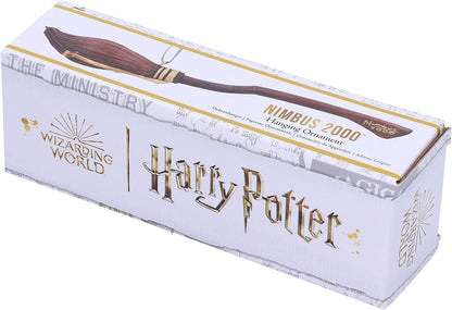 Nemesis Now Harry Potter Nimbus 2000 Hanging Ornament 15.5cm, Brown