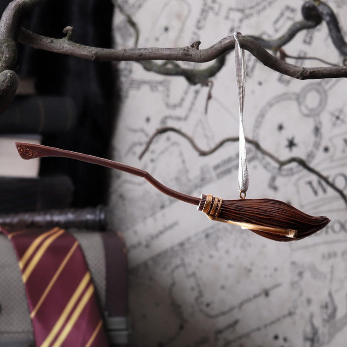 Nemesis Now Harry Potter Nimbus 2000 Hanging Ornament 15.5cm, Brown