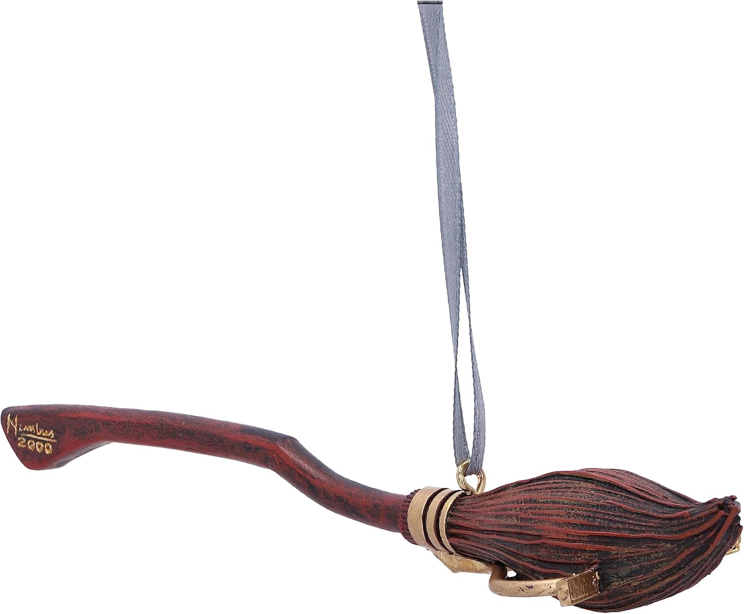Nemesis Now Harry Potter Nimbus 2000 Hanging Ornament 15.5cm, Brown