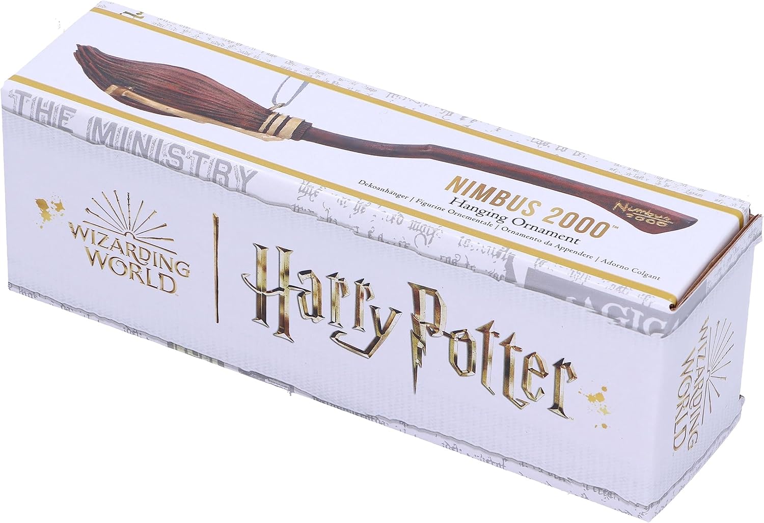 Nemesis Now Harry Potter Nimbus 2000 Hanging Ornament 15.5cm, Brown