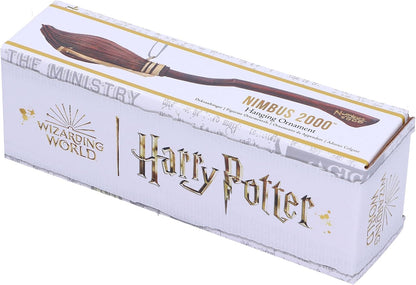 Nemesis Now Harry Potter Nimbus 2000 Hanging Ornament 15.5cm, Brown