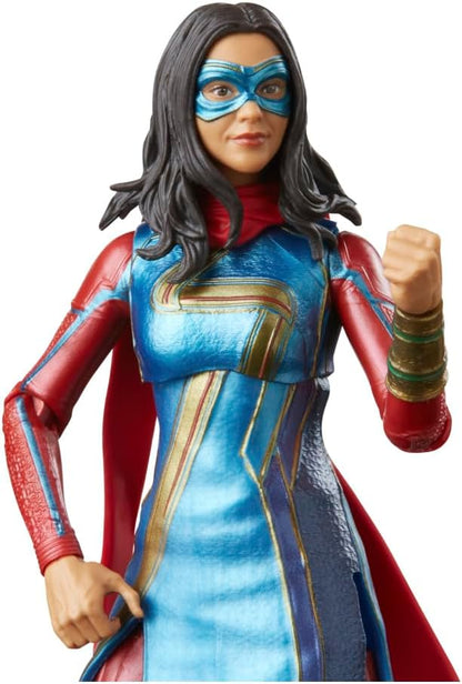 Marvel Legends Series Disney Plus Ms MCU Series Action Figure 6-inch Collectible Toy, Includes 2 Accessories and 1 Build-A-Figure Part