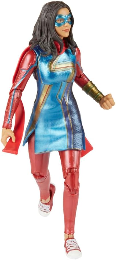 Marvel Legends Series Disney Plus Ms MCU Series Action Figure 6-inch Collectible Toy, Includes 2 Accessories and 1 Build-A-Figure Part