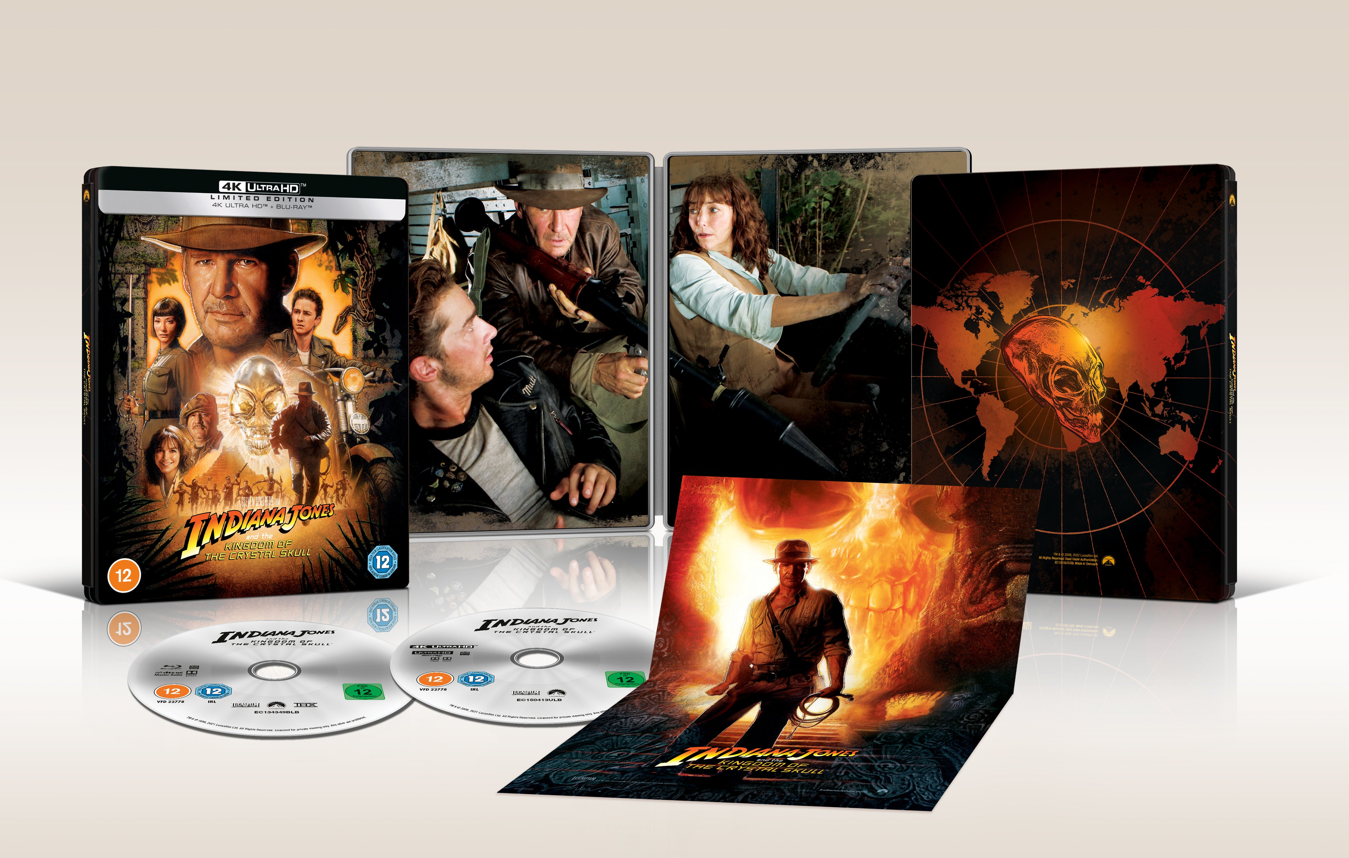 Indiana Jones and the Kingdom of the Crystal Skull Steelbook