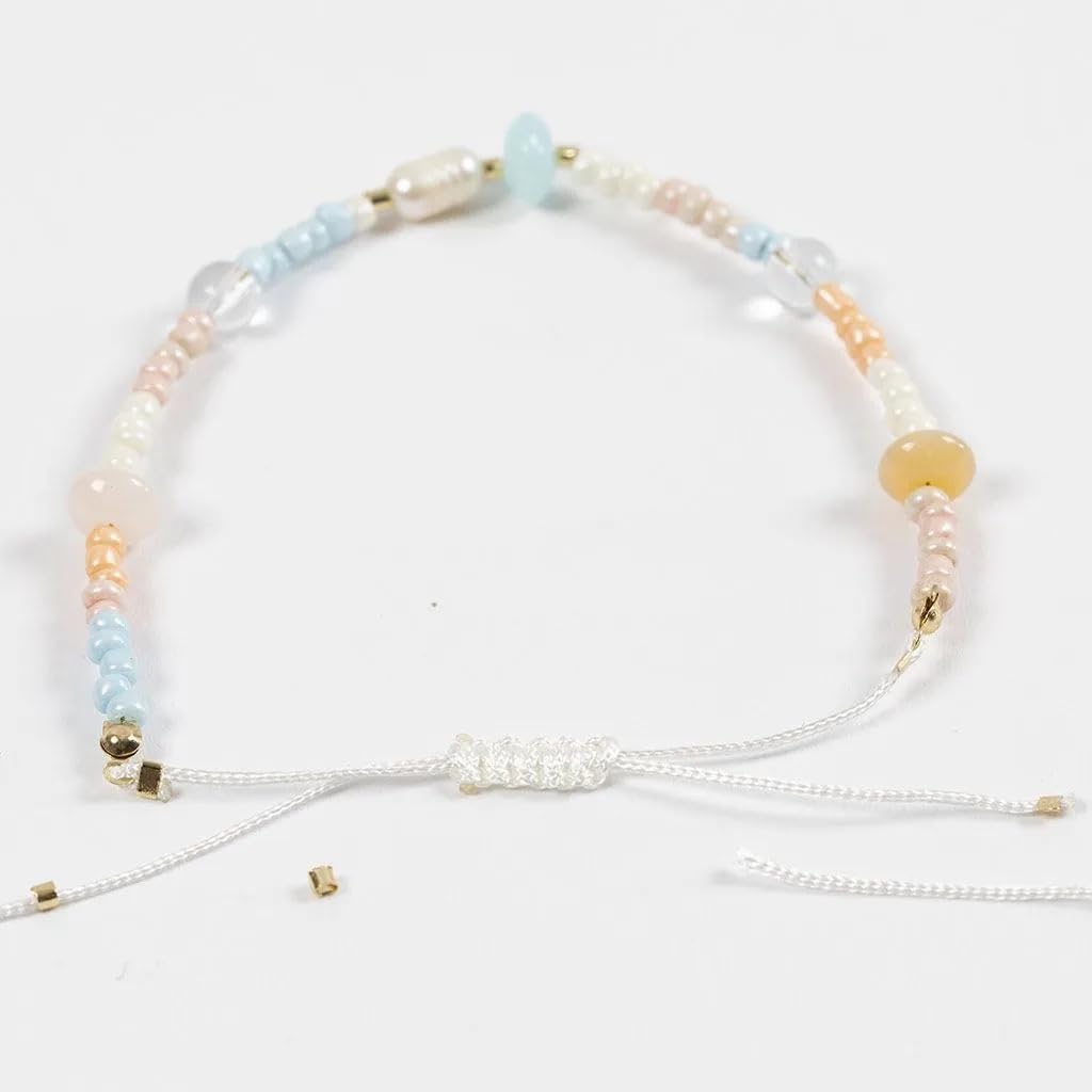 Creativ Beadwork, Beads, Chain, Rhinestones, Wood, Assorted Colours, One Size
