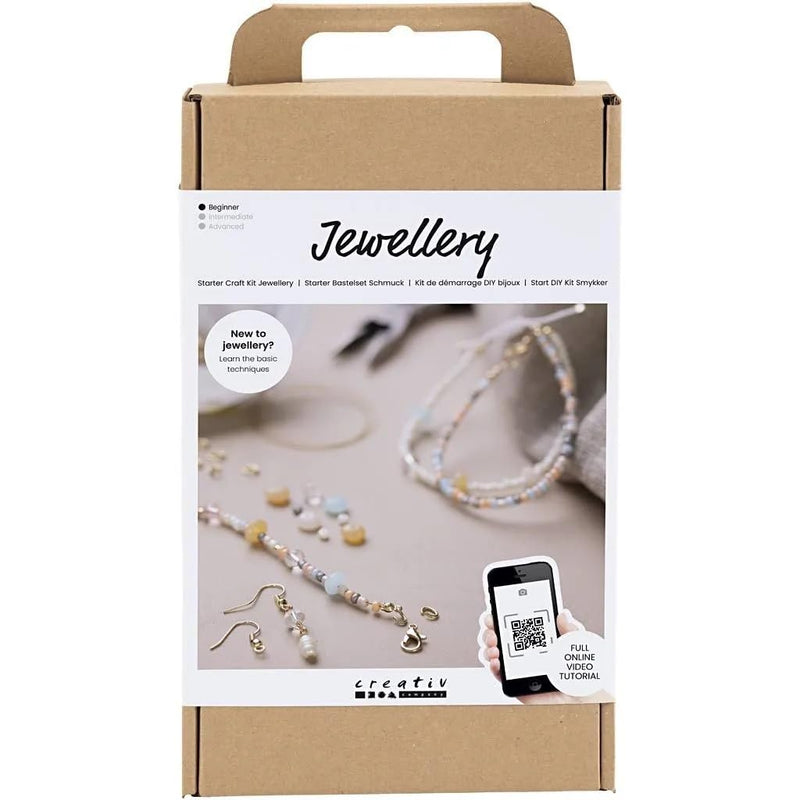 Creativ Beadwork, Beads, Chain, Rhinestones, Wood, Assorted Colours, One Size