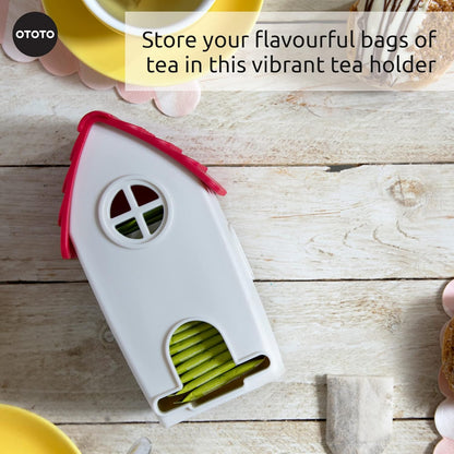 Pack of 3 - Tea House Tea Bag Organizer + Magic Mushroom Foldable Kitchen Funnel + Clean Dreams Kitchen Sponge Holder