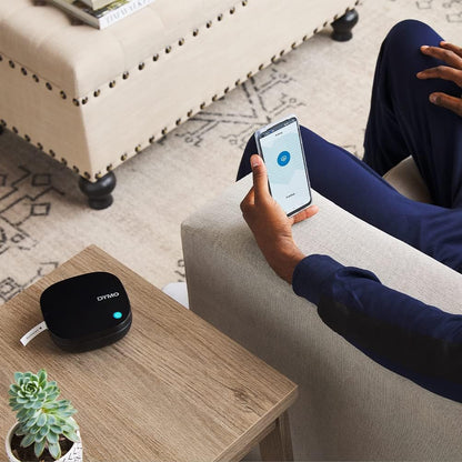 Dymo LetraTag 200B Bluetooth Label Maker | Compact Label Printer | Connects Through Bluetooth Wireless Technology to iOS and Android | Includes 1 White Paper Label Tape