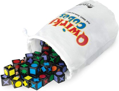 MindWare , Qwirkle Cubes, Miniature Game, Ages 6+, 2-4 Players, 45 Minutes Playing Time