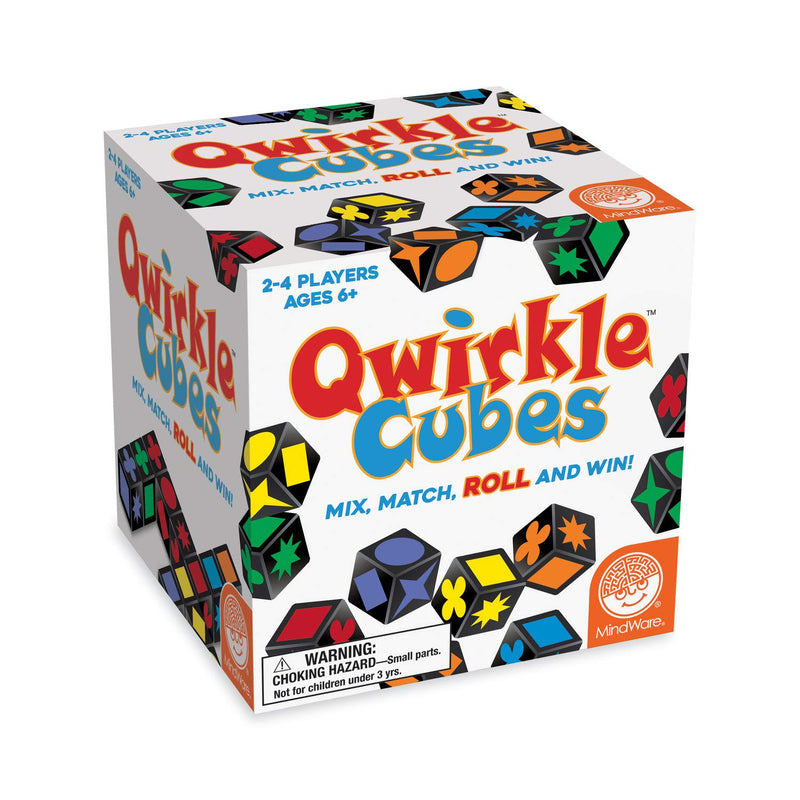 MindWare , Qwirkle Cubes, Miniature Game, Ages 6+, 2-4 Players, 45 Minutes Playing Time