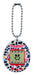 TAMAGOTCHI 42945NBNP Bandai Leoparden-Gehäuse mit Kette - Das Original Virtual-Reality-Haustier, Mehrfarbig
