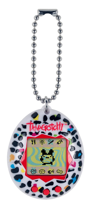 TAMAGOTCHI 42945NBNP Bandai Leoparden-Gehäuse mit Kette - Das Original Virtual-Reality-Haustier, Mehrfarbig