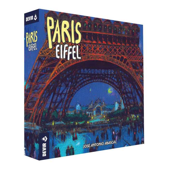 DEVIR Thames & Kosmos Paris - Eiffel-Erweiterung, Legespiel zum Platzieren, Familienspiele für Spieleabend, Strategie-Brettspiele für Erwachsene und Kinder, für 2 Spieler, ab 8 Jahren