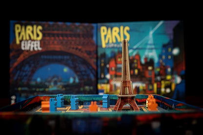 DEVIR Thames & Kosmos Paris - Eiffel-Erweiterung, Legespiel zum Platzieren, Familienspiele für Spieleabend, Strategie-Brettspiele für Erwachsene und Kinder, für 2 Spieler, ab 8 Jahren