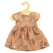 Heless 1230 Clothes in Rose Gold Design, Elegant Glitter Dress with Star-Shaped Sequins for Dolls and Cuddly Toys, Size, 28-35 cm