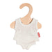Heless 9221 Clothes Made of Elastic Jersey Material, 2-Piece Underwear Set in White with Vest and Briefs for Dolls and Cuddly Toys, Size, 20-25 cm