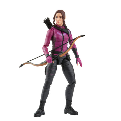 Hasbro Marvel F3856 Marvel Legends MCU Disney Plus Kate Bishop Hawkeye Series Action 6-inch Collectible Toy, 3 Accessories, 1 Build-A-Figure Part, Multi