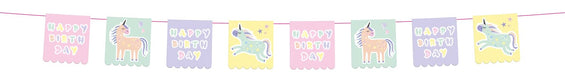 Folat 68291 Unicorns & Rainbows Bunting 6 Metres, Multi-Colour