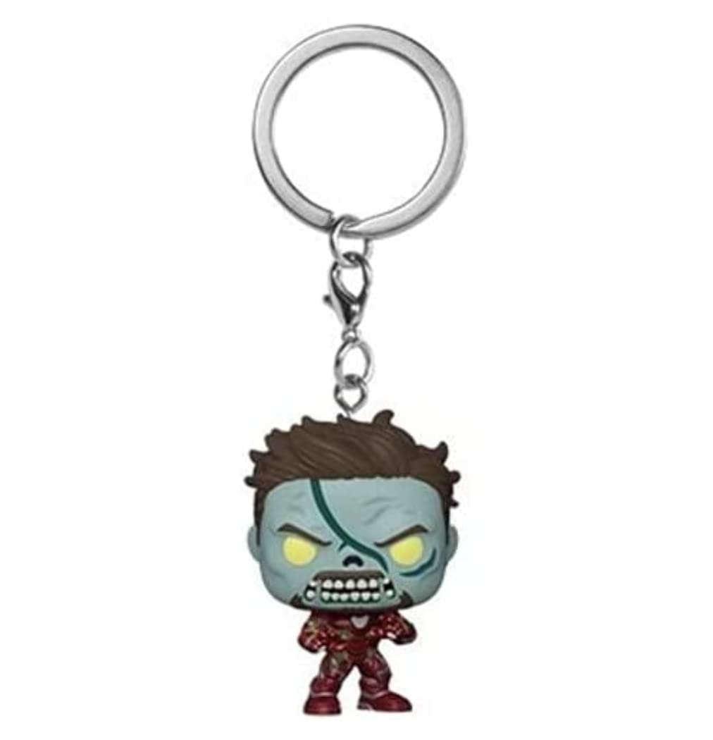Funko Pop! Keychain: What If? Zombie Iron Man Approximately 4-inches long Multicolor