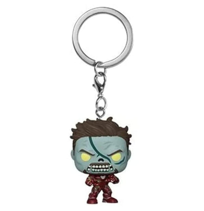 Funko Pop! Keychain: What If? Zombie Iron Man Approximately 4-inches long Multicolor