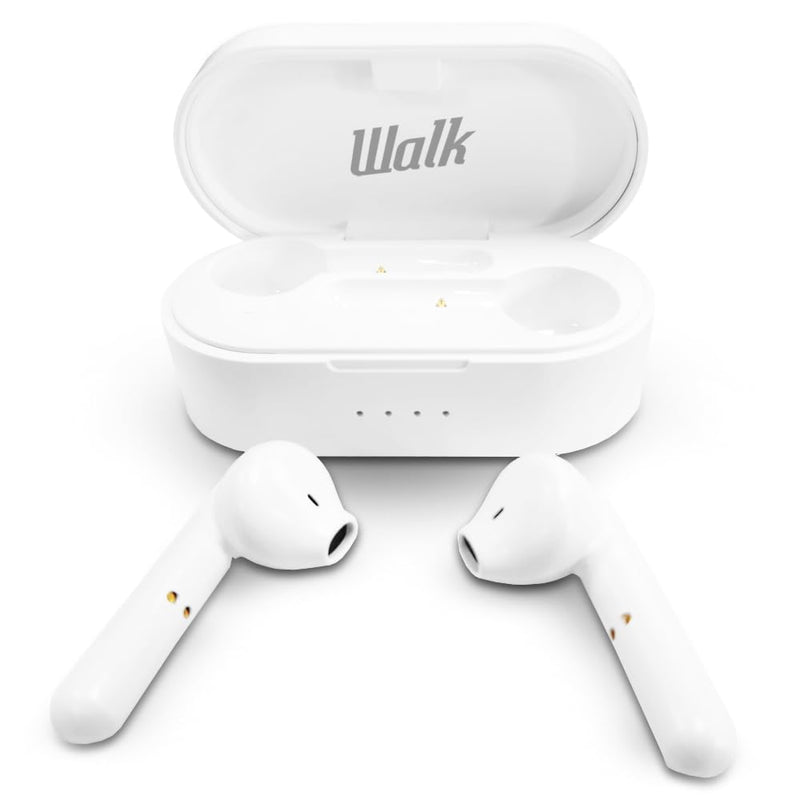Walk Audio True Wireless In Ear Earphones/In Ear Headphones Plus Cleaning Kit with Bass Boost TruSound Technology