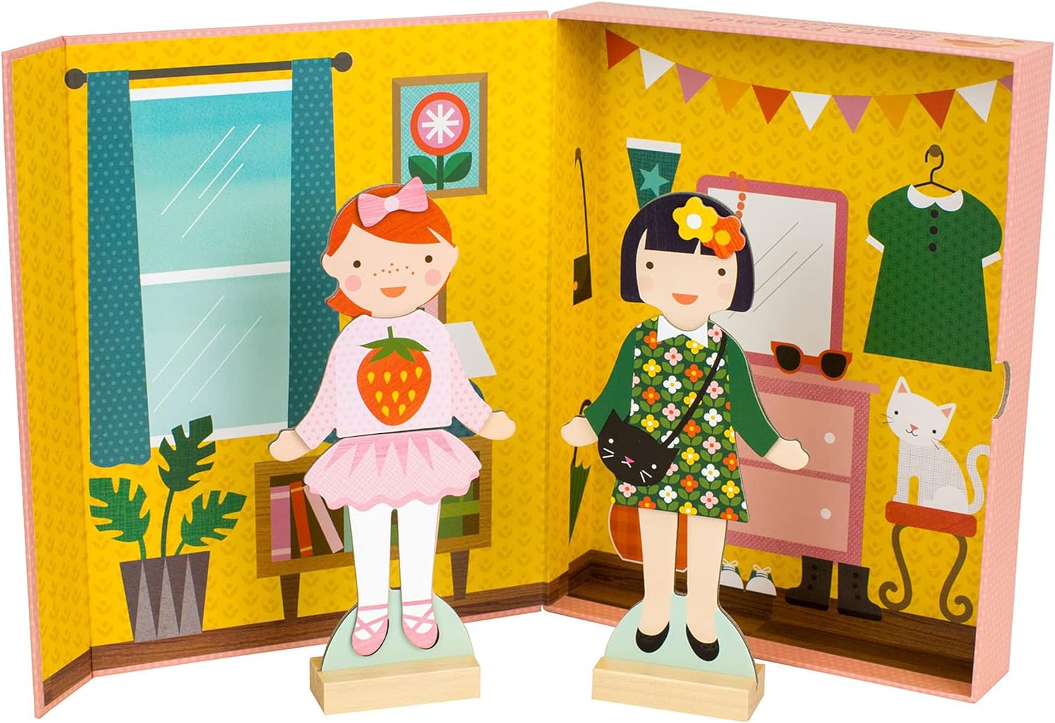 Petit Collage | Magnets Game | Dressing Figures