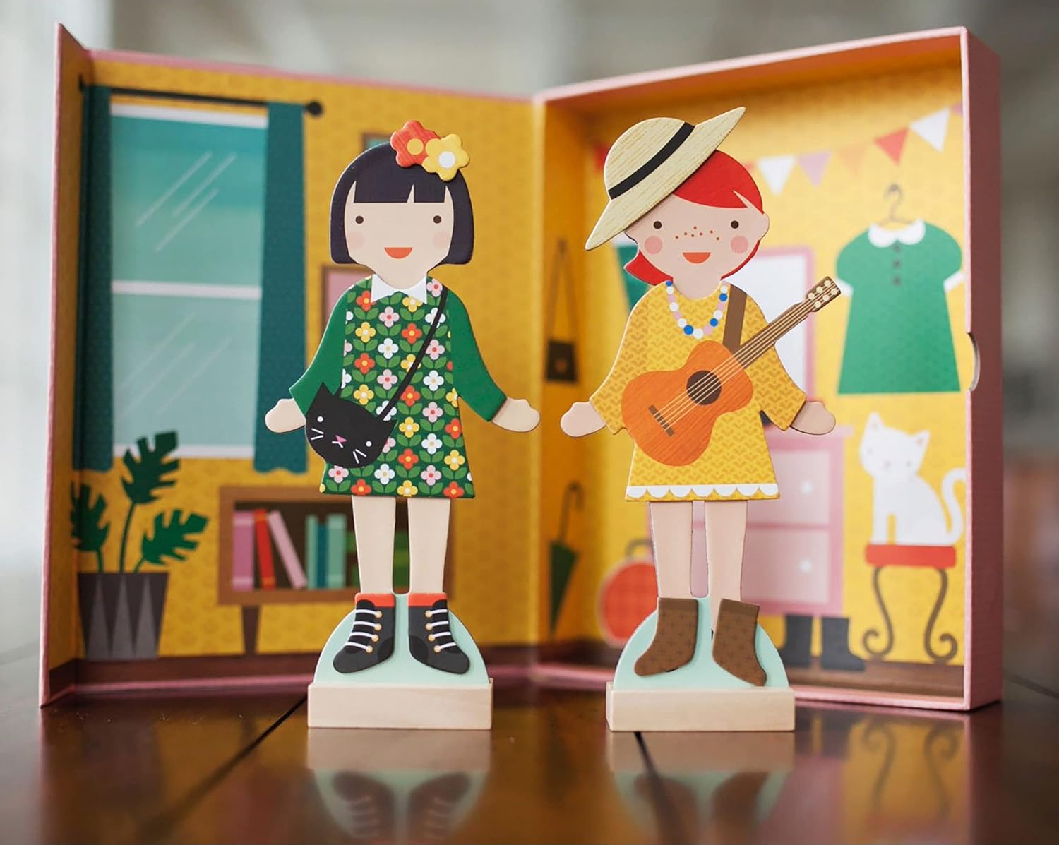 Petit Collage | Magnets Game | Dressing Figures