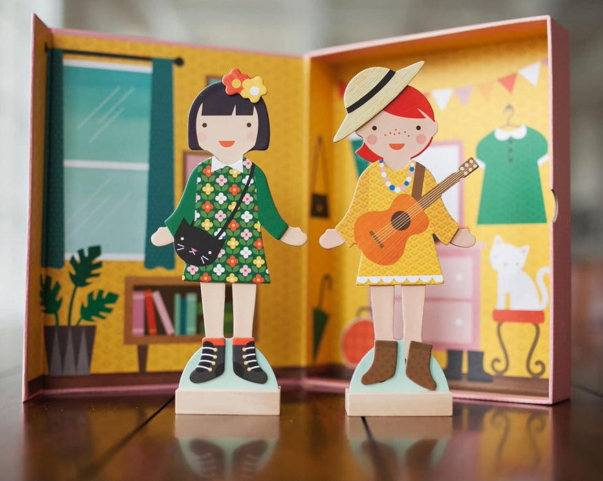 Petit Collage | Magnets Game | Dressing Figures