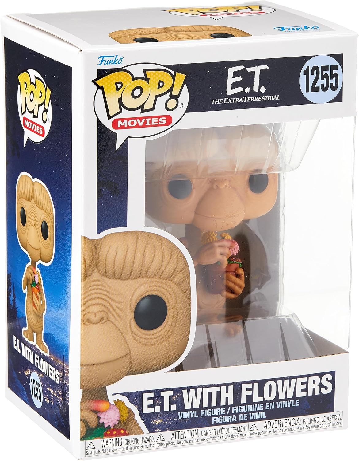 Funko Pop! Movies: E.T. 40th - E.T. With Flowers - E.T. - E.T. The Extra Terrestrial - Figura de Vinilo Coleccionable - Idea de Regalo- Mercancia Oficial - Juguetes para Niños y Adultos - Movies Fans