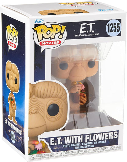 Funko Pop! Movies: E.T. 40th - E.T. With Flowers - E.T. - E.T. The Extra Terrestrial - Figura de Vinilo Coleccionable - Idea de Regalo- Mercancia Oficial - Juguetes para Niños y Adultos - Movies Fans