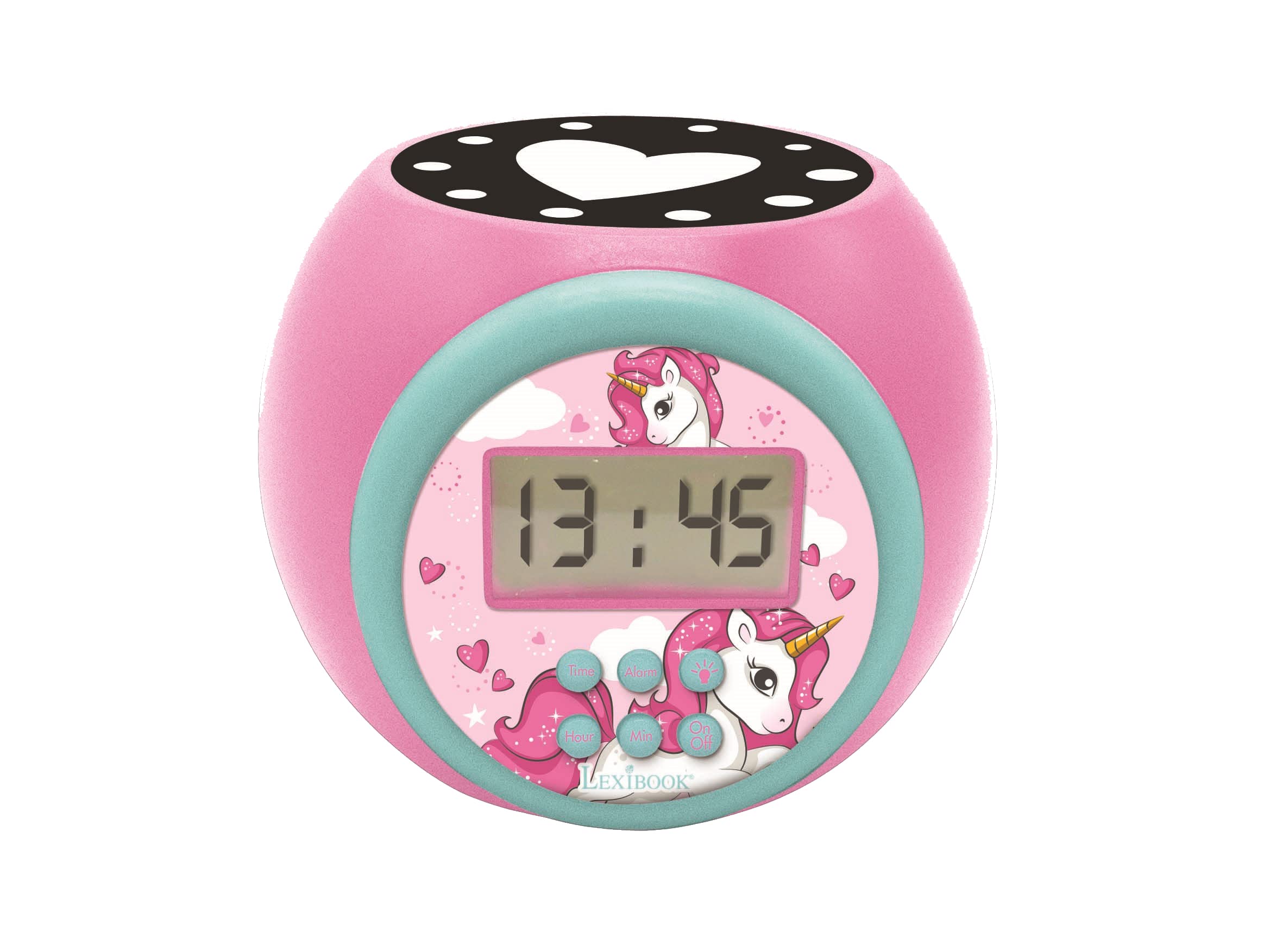 Lexibook - Unicorn - Projector Alarm Clock  (Rl977Uni)