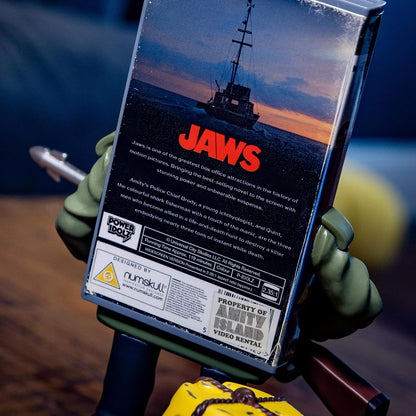 Power Idolz by Numskull Jaws VHS Wireless Charger Phone Holder - Compatible With Qi-Enabled Devices, Fast Qi - Official Jaws Merchandise