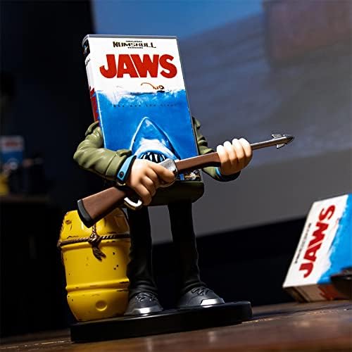 Power Idolz by Numskull Jaws VHS Wireless Charger Phone Holder - Compatible With Qi-Enabled Devices, Fast Qi - Official Jaws Merchandise