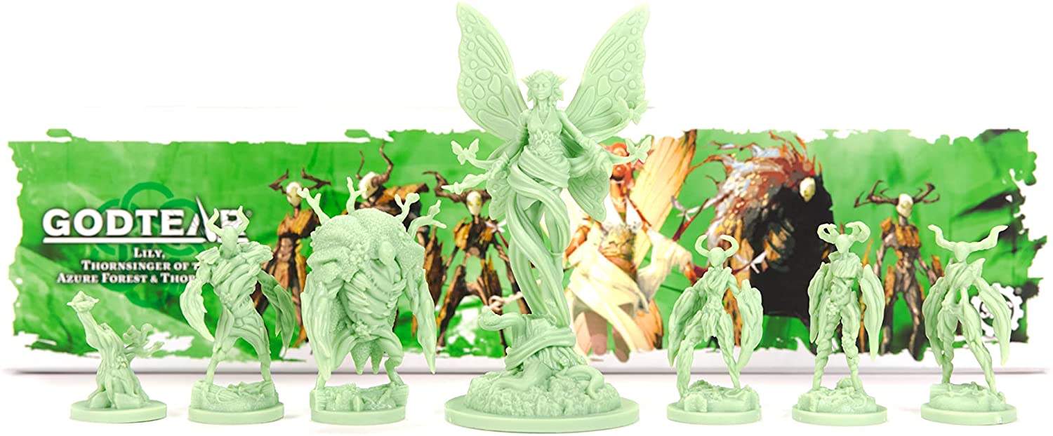 Steamforged Godtear Lily, Thornsinger of the Azure Forest & Thornlings, SFGT-026