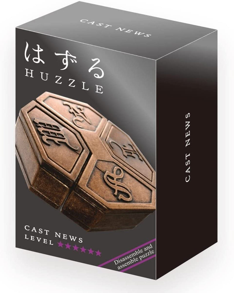 SOLOMAGIA-515112 Huzzle Cast News-Difficulty Grand Master-Close-Up Trucos Magia-Magic Tricks and Props, Multicolor, único (515112