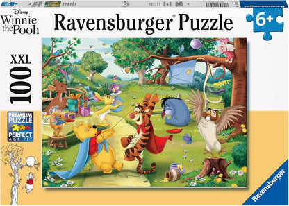 Ravensburger Disney Pooh to The Rescue 100 XXL Piece Jigsaw Puzzle for Kids - 12997 - Every Piece is Unique, Pieces Fit Together Perfectly