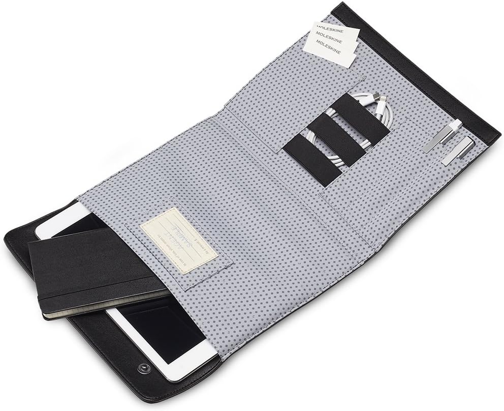 Moleskine - Classic Case for iPad Air 9.7 Inch, Protective Case for iPad, Tablet, Notebook Up to 10 Inch, Size 20 x 26 x 2.5 cm, Black