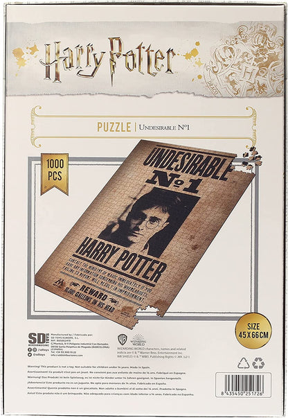 REDSTRING-SDTWRN25172 Does Not Apply Puzzle Harry Potter Indeseable Nº1 1000 Piezas, Multicolor, único (RS531132