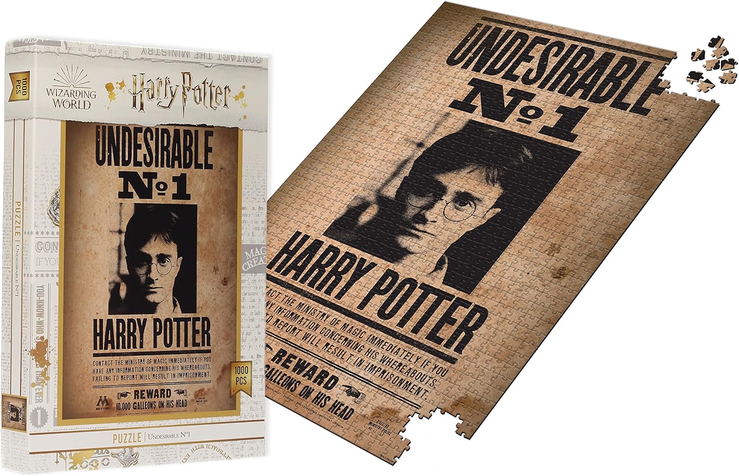 REDSTRING-SDTWRN25172 Does Not Apply Puzzle Harry Potter Indeseable Nº1 1000 Piezas, Multicolor, único (RS531132