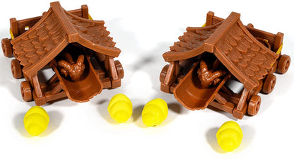 Play All Day Games Catapult Feud Game Artificer’s Tower Expansion - Ready, Aim... Launch The Catapults! 2 Player