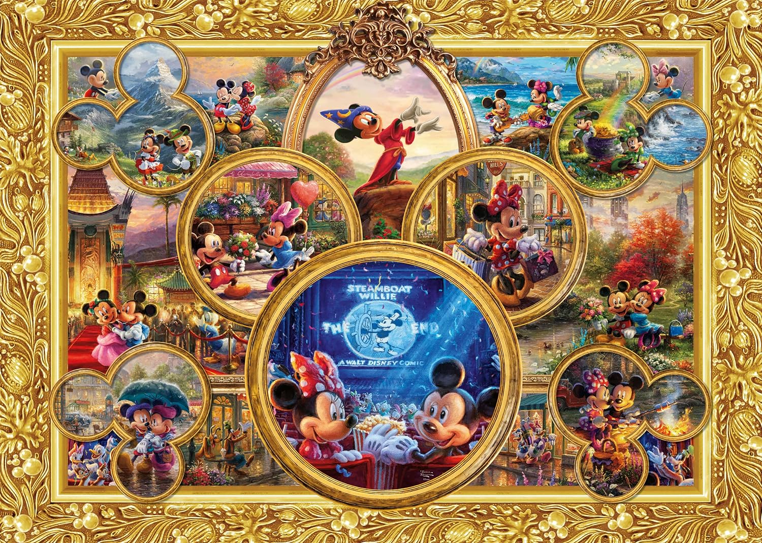 Schmidt 57371 Dreams Collections -Mickey & Minnie 2,000 Piece Puzzle