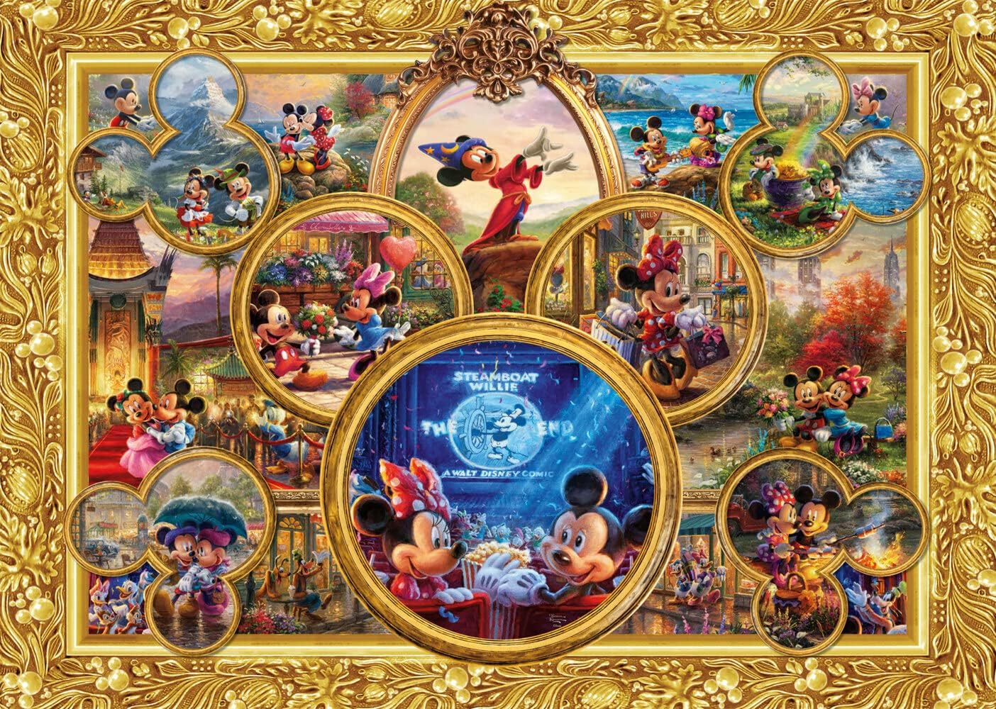 Schmidt 57371 Dreams Collections -Mickey & Minnie 2,000 Piece Puzzle