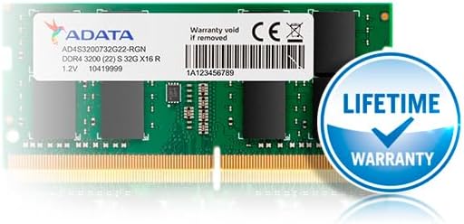ADATA 8GB, DDR4, 3200MHz (PC4-25600), CL22, DIMM Memory
