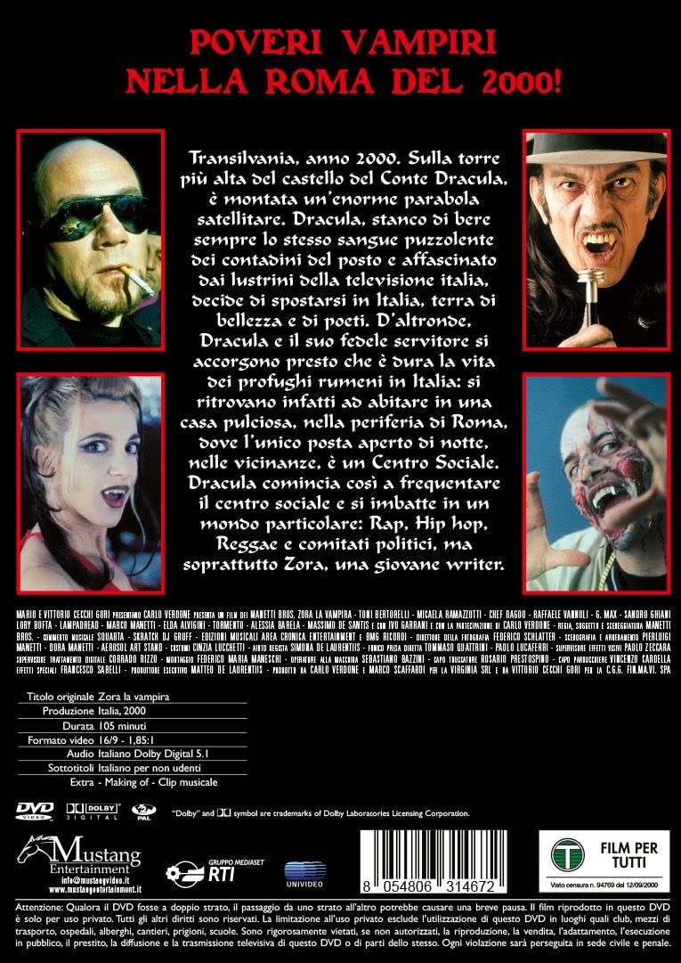 Zora La Vampira - (Italian Import)