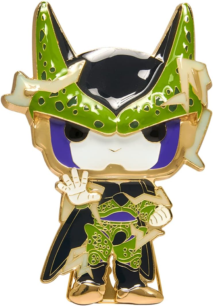 Loungefly POP! Large Enamel Pin ANIME: DBZ - Gohan - Perfect Cell CHASE GROUP - Dragon Ball Z Enamel Pins - Cute Collectable Novelty Brooch - for Backpacks & Bags - Gift Idea - Anime Fans