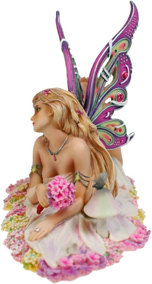 Nemesis Now Jewelled Fairy Petalite 15cm Figurine, Resin, Yellow
